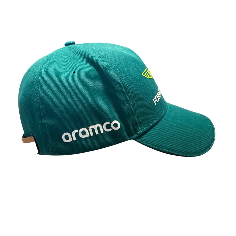 Aston Martin Formula 1 Team Cap Green Adjustable Snapback Juniper Cognizant BOSS - Picture 6 of 12
